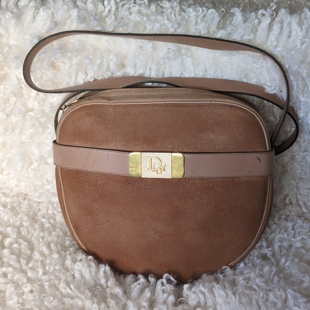 Dior Tan and Gold Accent Bag